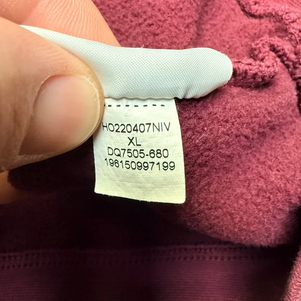 Jordan Flight Hoodie Men XL Cherrywood Red DQ7505-680 Fleece‎ Pullover